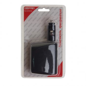 699 р. Разветвитель прикуривателя 2-х гнездовой 12V 1USB SKYWAY SKYWAY s02301010  с доставкой в г. Пермь. Увеличить фотографию 1