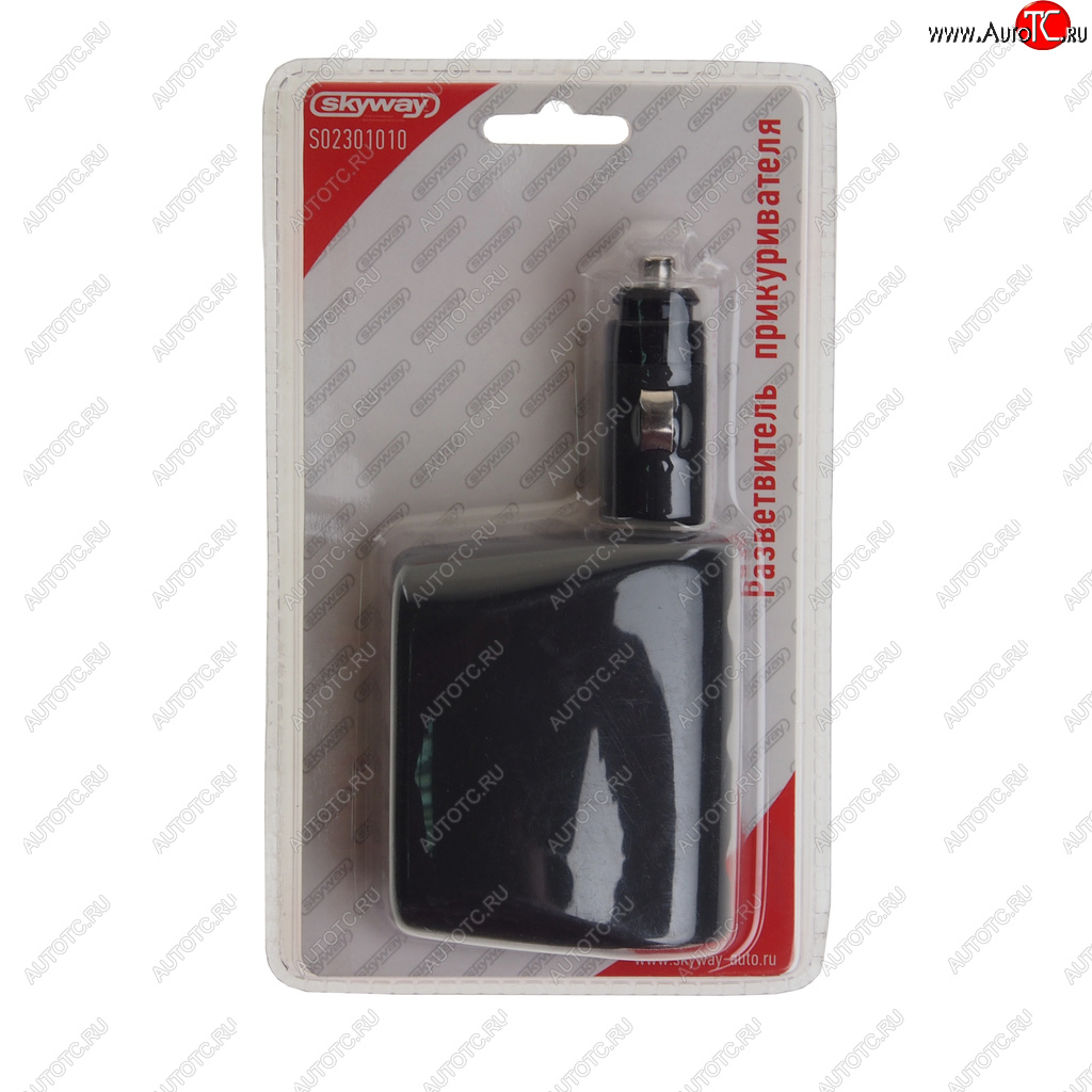 699 р. Разветвитель прикуривателя 2-х гнездовой 12V 1USB SKYWAY SKYWAY s02301010  с доставкой в г. Пермь