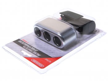 529 р. Разветвитель прикуривателя 3-х гнездовой 12V SKYWAY SKYWAY s02301025  с доставкой в г. Пермь. Увеличить фотографию 2