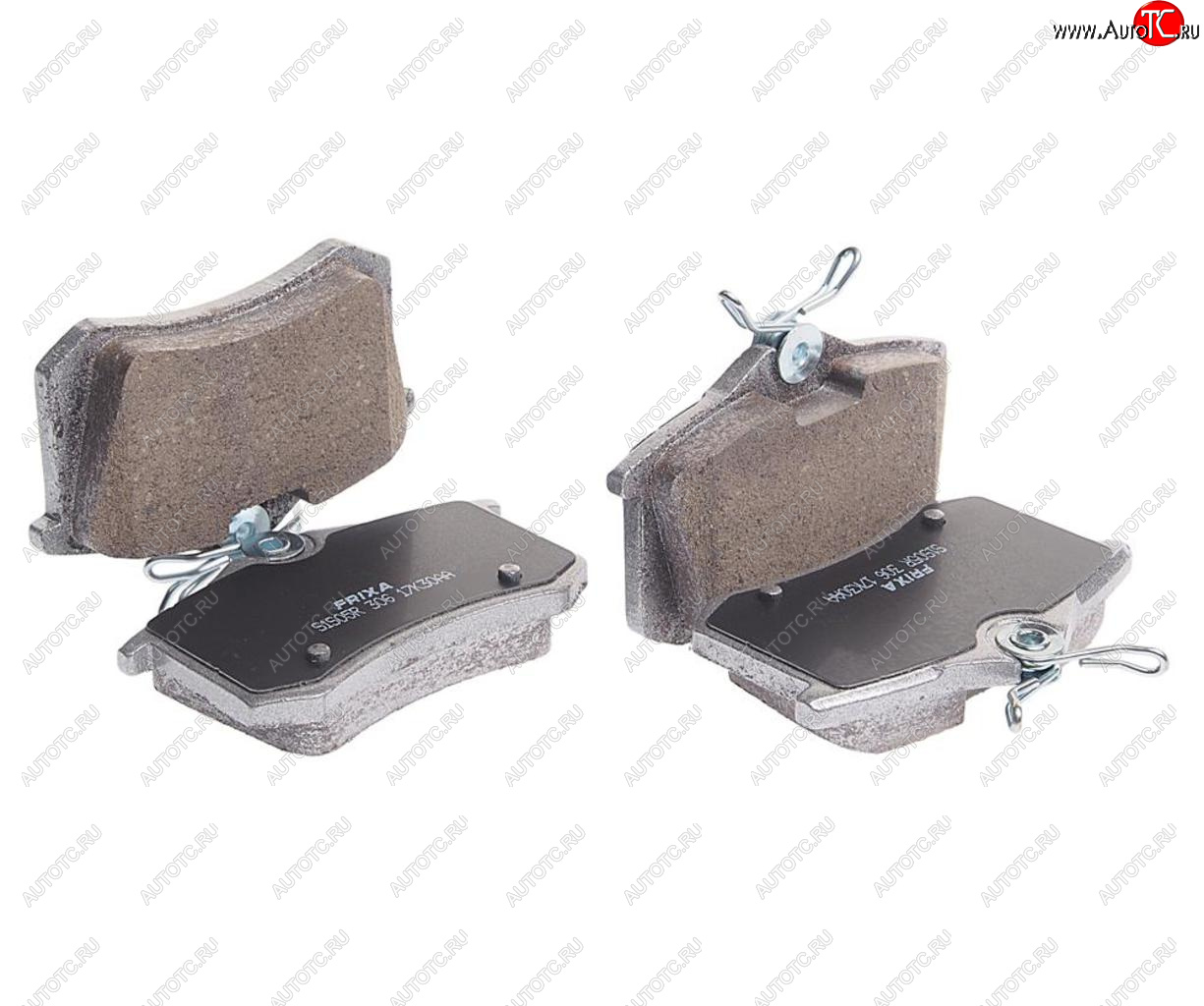 3 699 р. Колодки тормозные VW Golf (95-) AUDI A4 (01-) PEUGEOT 307 (01-) задние (4шт.) FRIXA HANKOOK FRIXA s1s05r  с доставкой в г. Пермь