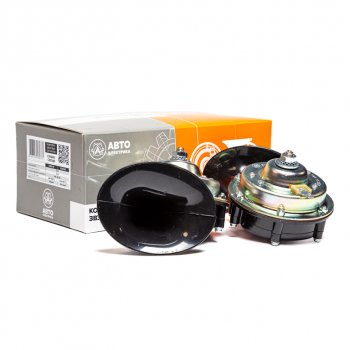 1 389 р. Сигнал звуковой ГАЗ-2410 комплект 12V (высокий+низкий) AVTOELECTRICA AVTOELECTRICA с302303д ae  с доставкой в г. Пермь. Увеличить фотографию 1