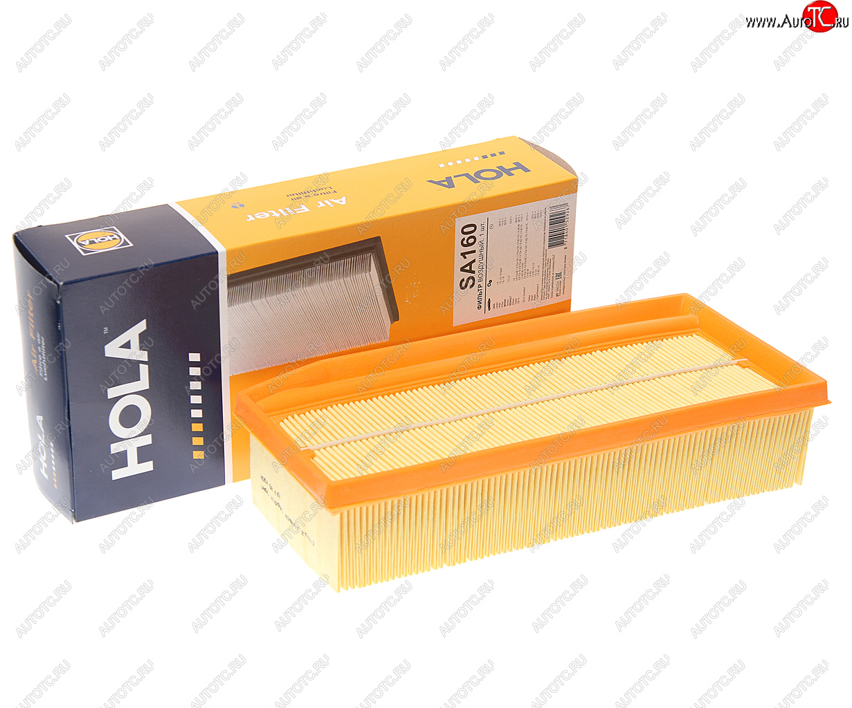449 р. Фильтр воздушный ЛАДА Vesta,X-Ray RENAULT Duster (1.6) HOLA HOLA sa160  с доставкой в г. Пермь