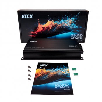 7 199 р. Усилитель автомобильный 4х90Вт KICX KICX sa 4.90 KICX sa 4.90  с доставкой в г. Пермь. Увеличить фотографию 7