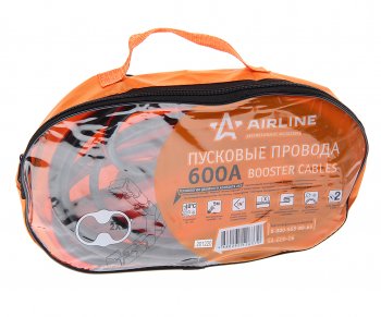 2 789 р. Провода для прикуривания 600А 5.0м AIRLINE AIRLINE sa-600-06  с доставкой в г. Пермь. Увеличить фотографию 2