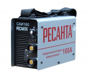 6 299 р. Аппарат сварочный 5.0кВт 10-160А d=2.0-4.0 140-260В инвертор компакт РЕСАНТА РЕСАНТА саи-160к  с доставкой в г. Пермь. Увеличить фотографию 1