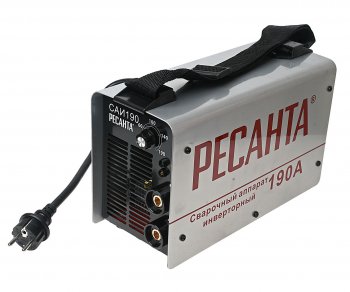 8 699 р. Аппарат сварочный 5.5кВт 10-190А d=2.0-5.0 180-240В инвертор РЕСАНТА РЕСАНТА саи 190  с доставкой в г. Пермь. Увеличить фотографию 1