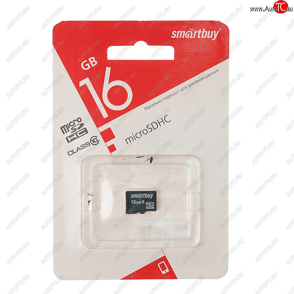 359 р. Карта памяти 16GB MicroSD class 10 SMART BUY SMART BUY sb16gbsdcl10-00le  с доставкой в г. Пермь