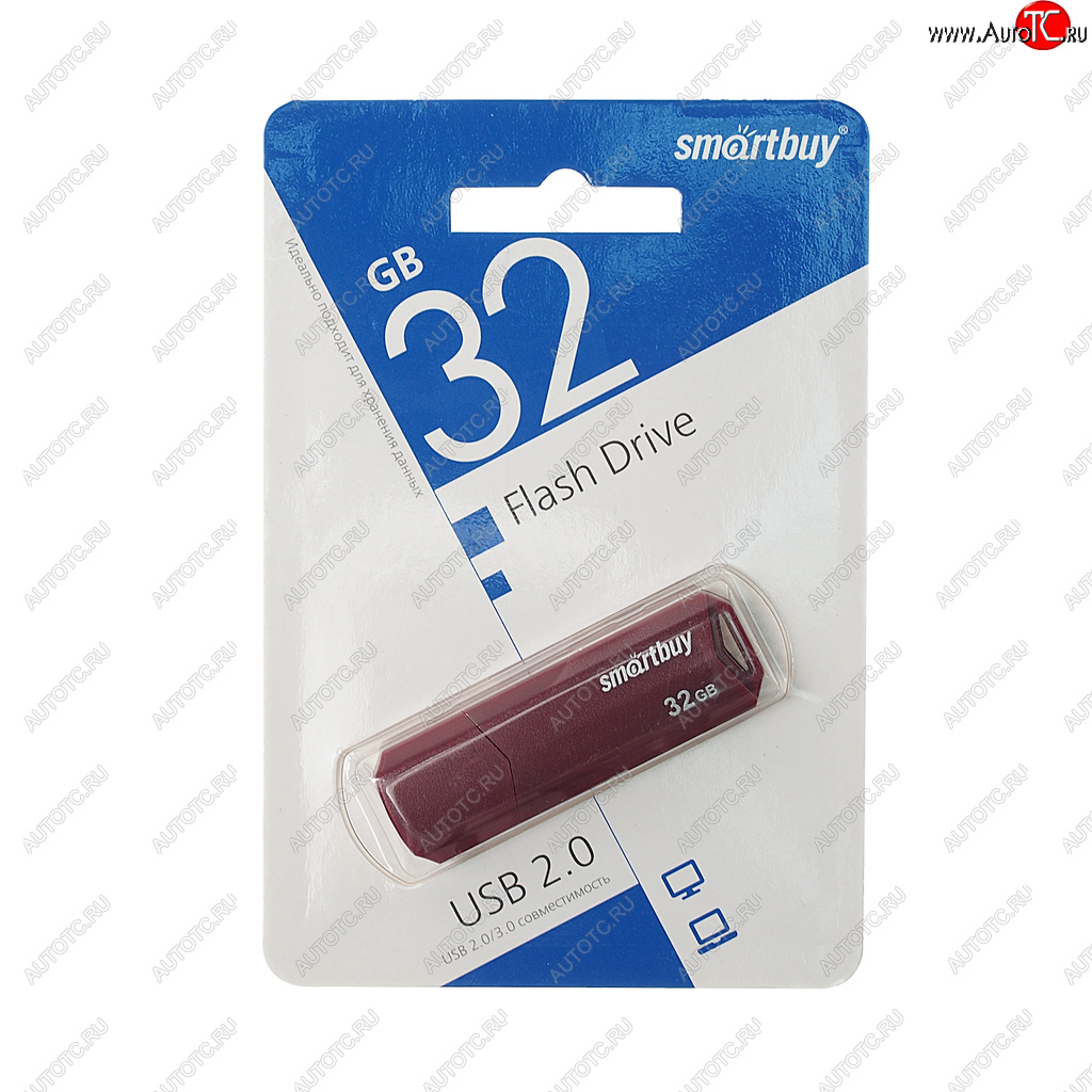449 р. Карта памяти USB 32GB SMART BUY SMART BUY sb32gbclu-bg  с доставкой в г. Пермь