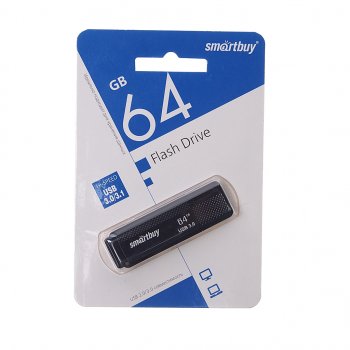 619 р. Карта памяти USB 64GB SMART BUY SMART BUY sb64gbdk-k3  с доставкой в г. Пермь. Увеличить фотографию 1