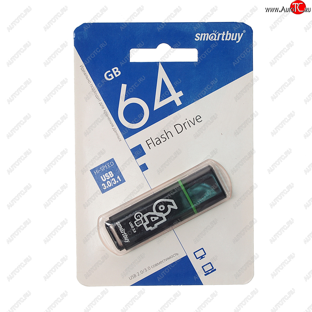 619 р. Карта памяти USB 64GB SMART BUY SMART BUY sb64gbgs-dg  с доставкой в г. Пермь