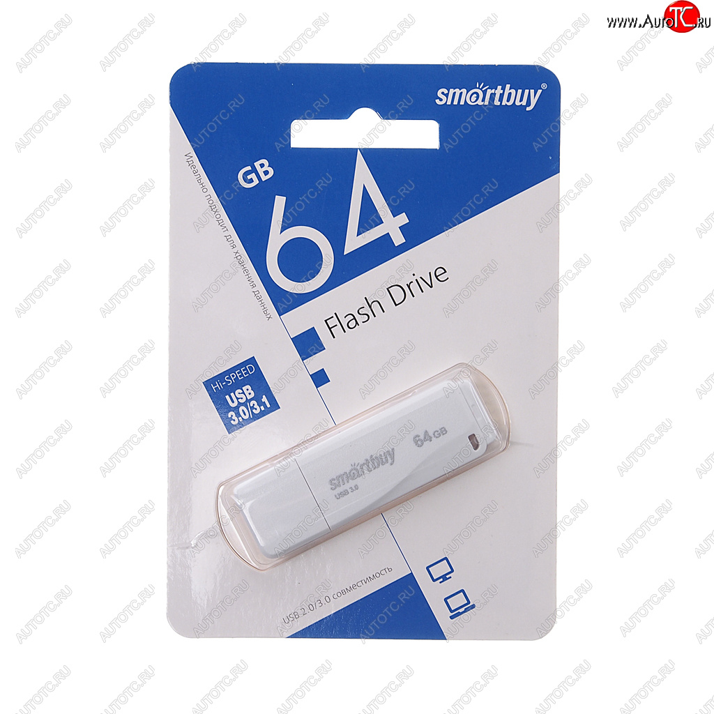 699 р. Карта памяти USB 64GB SMART BUY SMART BUY sb64gblm-w3 SMART BUY sb64gblm-w3  с доставкой в г. Пермь