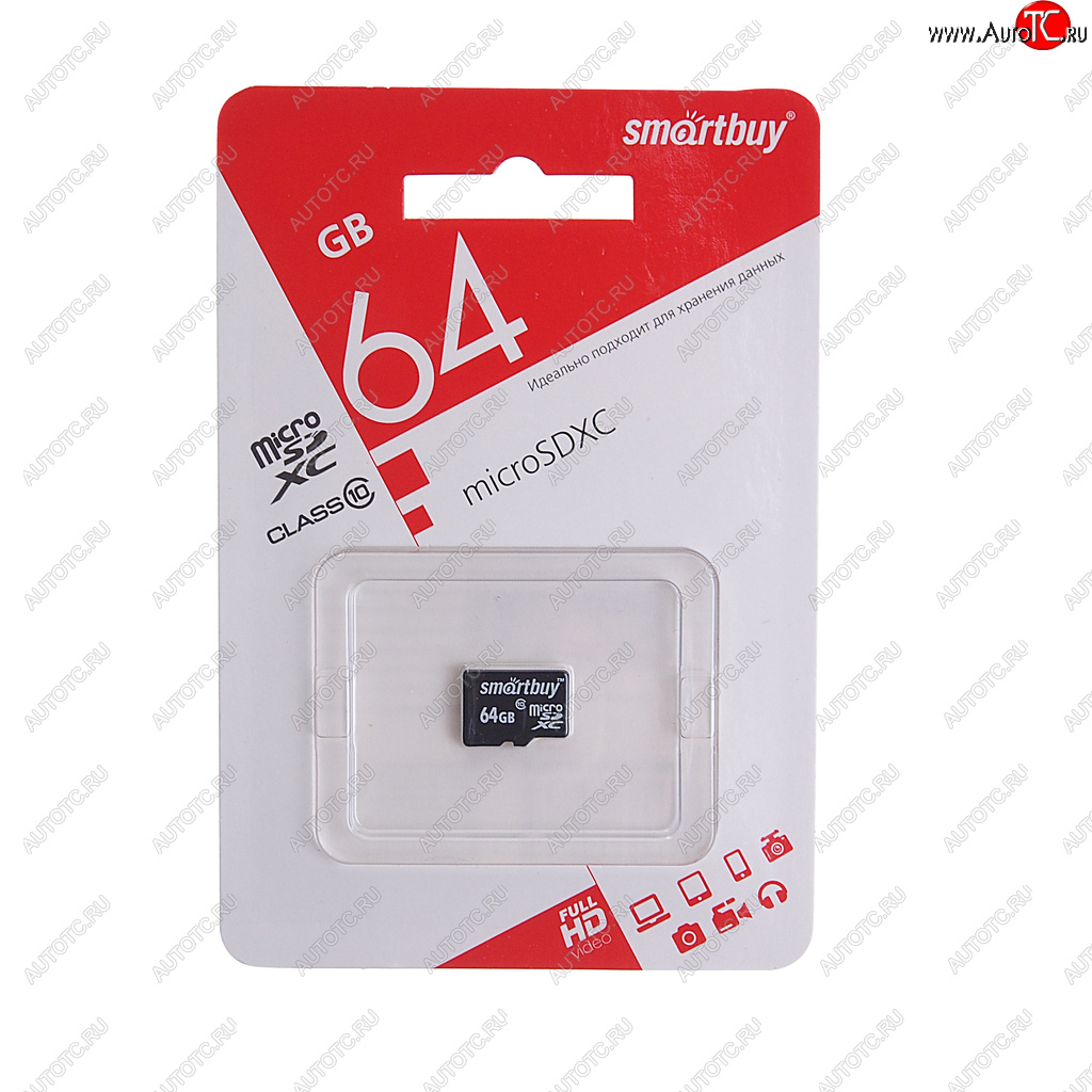479 р. Карта памяти 64GB MicroSD class 10 SMART BUY SMART BUY sb64gbsdcl10-00le  с доставкой в г. Пермь