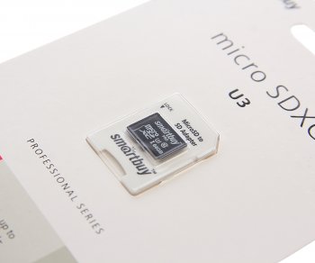 759 р. Карта памяти 64GB MicroSD class 10 + SD адаптер SMART BUY SMART BUY sb64gbsdcl10u3-01  с доставкой в г. Пермь. Увеличить фотографию 2