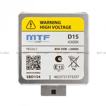 4 599 р. Лампа ксеноновая D1S 4300K бокс (1шт.) MTF MTF sbd1s4  с доставкой в г. Пермь. Увеличить фотографию 4