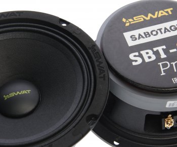 3 999 р. Колонки-мидбас 6 (16см) 125Вт SWAT SWAT sbt-65pro SWAT sbt-65pro  с доставкой в г. Пермь. Увеличить фотографию 3