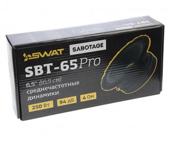 3 999 р. Колонки-мидбас 6 (16см) 125Вт SWAT SWAT sbt-65pro SWAT sbt-65pro  с доставкой в г. Пермь. Увеличить фотографию 4