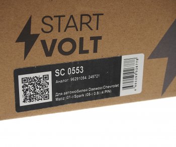 2 859 р. Катушка зажигания DAEWOO Matiz (05-08) STARTVOLT STARTVOLT sc0553  с доставкой в г. Пермь. Увеличить фотографию 6