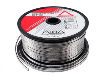 212 р. Кабель акустический 16Ga (2х1.5мм) 1м AURA AURA scc-315t 100м  с доставкой в г. Пермь. Увеличить фотографию 1