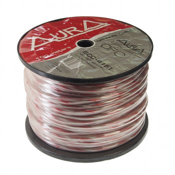 234 р. Кабель акустический 16Ga (2х1.5мм) 1м AURA AURA scc-415t 100м  с доставкой в г. Пермь. Увеличить фотографию 1