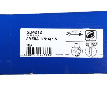 1 599 р. Барабан тормозной NISSAN Almera (N16) (00-) задний SANGSIN SANGSIN sd4212  с доставкой в г. Пермь. Увеличить фотографию 4