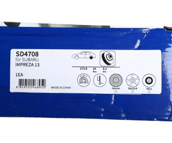 2 399 р. Диск тормозной SUBARU Forester (12-) задний (1шт.) SANGSIN SANGSIN sd4708  с доставкой в г. Пермь. Увеличить фотографию 5