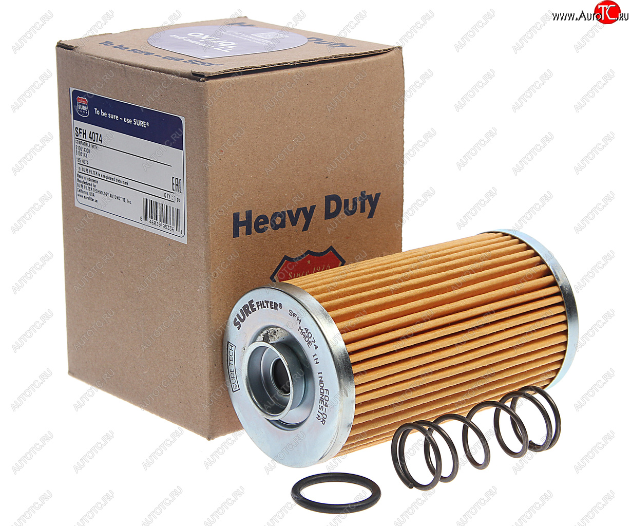 589 р. Фильтр масляный MAN насоса ГУРа SURE FILTER SURE FILTER sfh4074  с доставкой в г. Пермь
