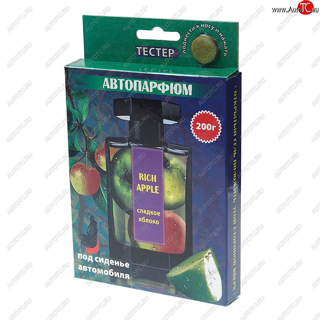 278 р. Ароматизатор под сиденье гелевый (rich apple) 170г Super Flower Max FOUETTE FOUETTE sfm-02  с доставкой в г. Пермь