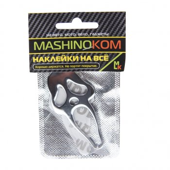 225 р. Наклейка металлическая 3D Крик 40х75мм MASHINOKOM MASHINOKOM shk 094  с доставкой в г. Пермь. Увеличить фотографию 1