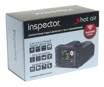 12 299 р. Радар-детектор GPS INSPECTOR INSPECTOR shot air wifi signature gps  с доставкой в г. Пермь. Увеличить фотографию 6