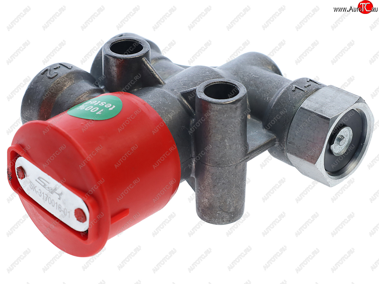 2 199 р. Клапан растормаживания прицепа (красная кнопка) S&K GMBH S&K GMBH sk-3170016-01  с доставкой в г. Пермь
