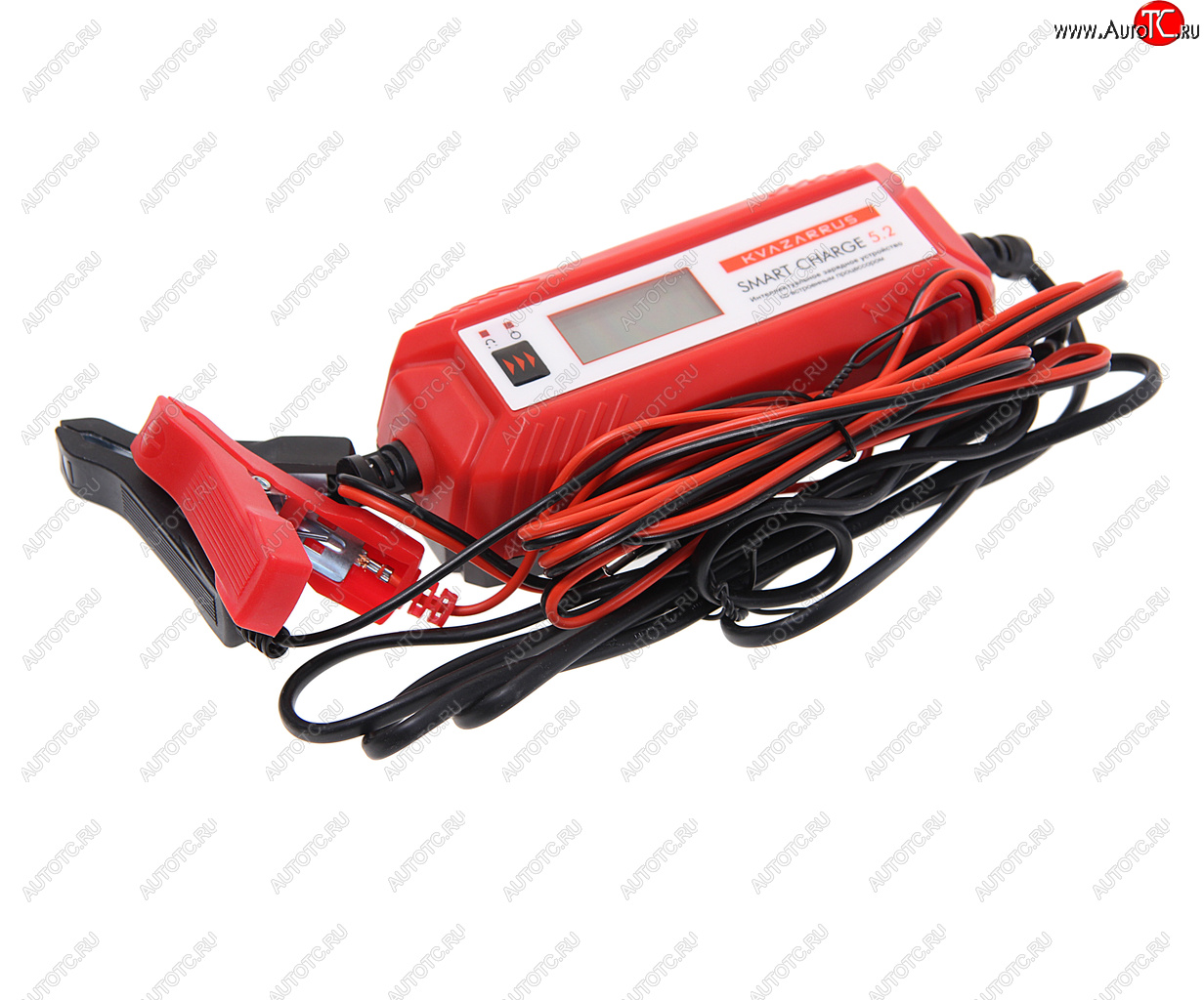 1 959 р. Устройство зарядное 6-12V 5А 120Ач 220V (автомат) Smart Charge KVAZARRUS KVAZARRUS smart charge 5.2  с доставкой в г. Пермь