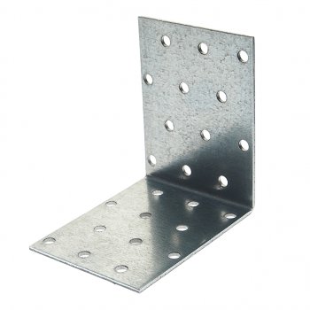48 р. Уголок крепежный 60x60x80мм усиленный STARFIX STARFIX smp-26040-1  с доставкой в г. Пермь. Увеличить фотографию 1
