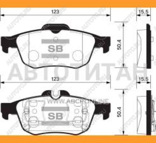 1 789 р. Колодки тормозные задние (4шт.) SANGSIN Nissan Primera 3 универсал P12 (2002-2008)  с доставкой в г. Пермь
