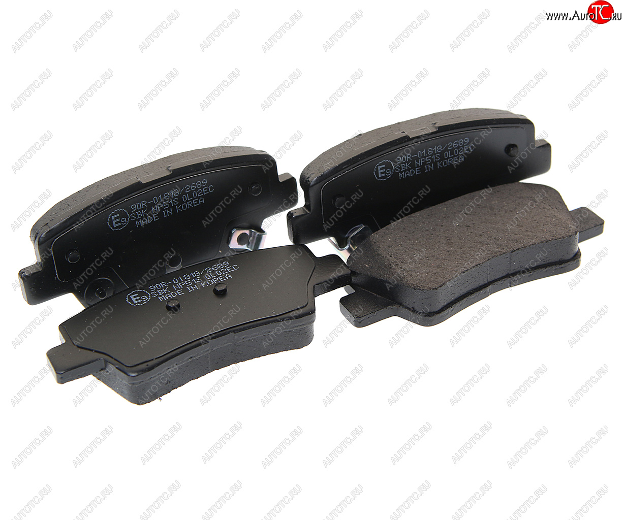 1 449 р. Колодки тормозные задние эл. стояночный тормоз (4шт.) SANGSIN Hyundai I30 2 GD дорестайлинг универсал (2011-2015)  с доставкой в г. Пермь
