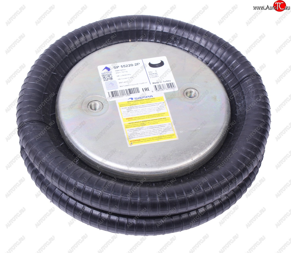 2 999 р. Пневморессора ROR (две секции) (резьба под штуцер G14) SAMPA SAMPA sp55220-2p  с доставкой в г. Пермь