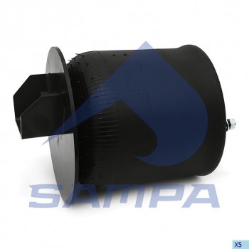 10 099 р. Пневморессора КАМАЗ-5490 в сборе SAMPA SAMPA sp55245-k  с доставкой в г. Пермь. Увеличить фотографию 1