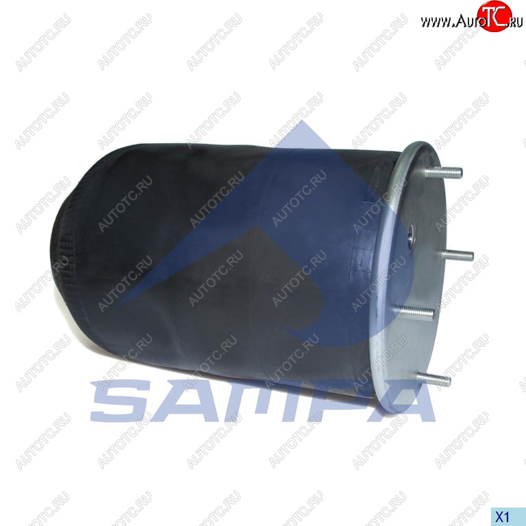 3 999 р. Пневморессора SCHMITZ (без стакана) (2 шп. M12 смещ. 25 1 отв.-шт. M22 Н:отв. D156.5) SAMPA SAMPA sp554028  с доставкой в г. Пермь