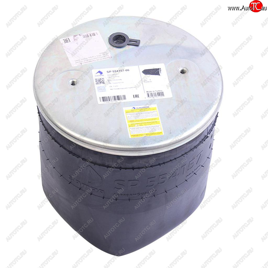 3 799 р. Пневморессора SCHMITZ (без стакана) (2 шп. M10, 1 штуц. M22х1.5мм) SAMPA SAMPA sp554157-06  с доставкой в г. Пермь