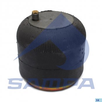 4 549 р. Пневморессора MERCEDES (металлический стакан) SAMPA SAMPA sp554391-k21  с доставкой в г. Пермь. Увеличить фотографию 1
