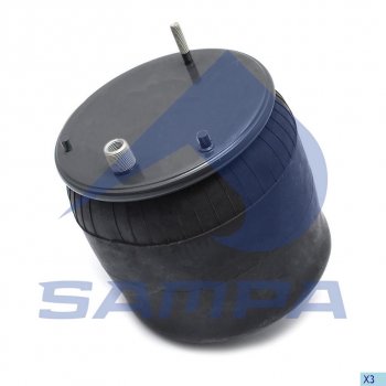 7 199 р. Пневморессора VOLVO (металлический стакан) SAMPA SAMPA sp554562-k03  с доставкой в г. Пермь. Увеличить фотографию 1