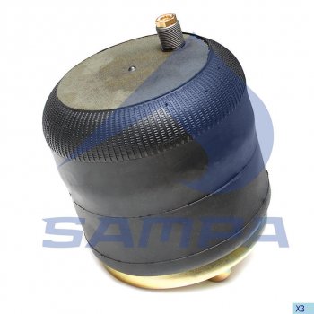 7 549 р. Пневморессора MERCEDES (металлический стакан) SAMPA SAMPA sp554786-k01  с доставкой в г. Пермь. Увеличить фотографию 1