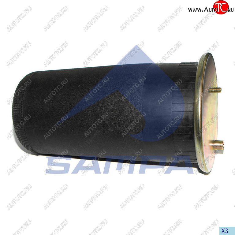 4 199 р. Пневморессора MAN TGL (без стакана,1шп.+возд.1отв.) SAMPA SAMPA sp554862  с доставкой в г. Пермь