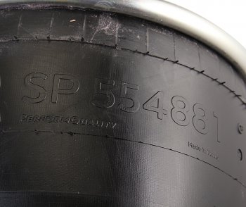4 949 р. Пневморессора BPW (без стакана,2 шп. M12, 1 отв.штуц. M22х1.5мм) SAMPA SAMPA sp554881  с доставкой в г. Пермь. Увеличить фотографию 3
