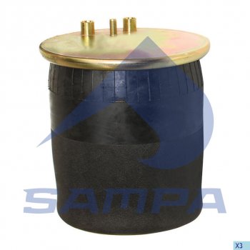 6 949 р. Пневморессора MAN (металлический стакан) SAMPA SAMPA sp554884-k07  с доставкой в г. Пермь. Увеличить фотографию 1