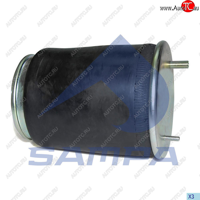 5 699 р. Пневморессора BPW (металлический стакан) (1 шп. M12,1 отв. M18х1.5мм) SAMPA SAMPA sp554941-k  с доставкой в г. Пермь