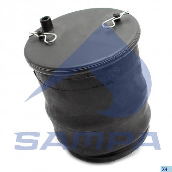 6 599 р. Пневморессора VOLVO (металлический стакан) SAMPA SAMPA sp556604-k  с доставкой в г. Пермь. Увеличить фотографию 1