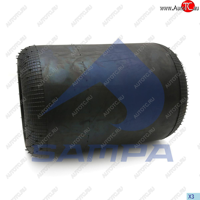 2 899 р. Пневморессора ИКАРУС ЛИАЗ BOVA (чулок) (370х260мм) SAMPA SAMPA sp55702  с доставкой в г. Пермь