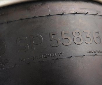 5 999 р. Пневморессора DAF 95 (металл.стакан 1отв.M16мм) (3 шп., 2шт. M16х1.5мм без отбойника) SAMPA SAMPA sp55836-k02  с доставкой в г. Пермь. Увеличить фотографию 3
