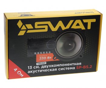 3 799 р. Колонки компонентные 5 (13см) 50ВТ SWAT SWAT sp-b5.2  с доставкой в г. Пермь. Увеличить фотографию 4