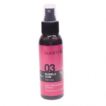 124 р. Ароматизатор спрей (bubble gum) AURAMI AURAMI spr-03  с доставкой в г. Пермь. Увеличить фотографию 1